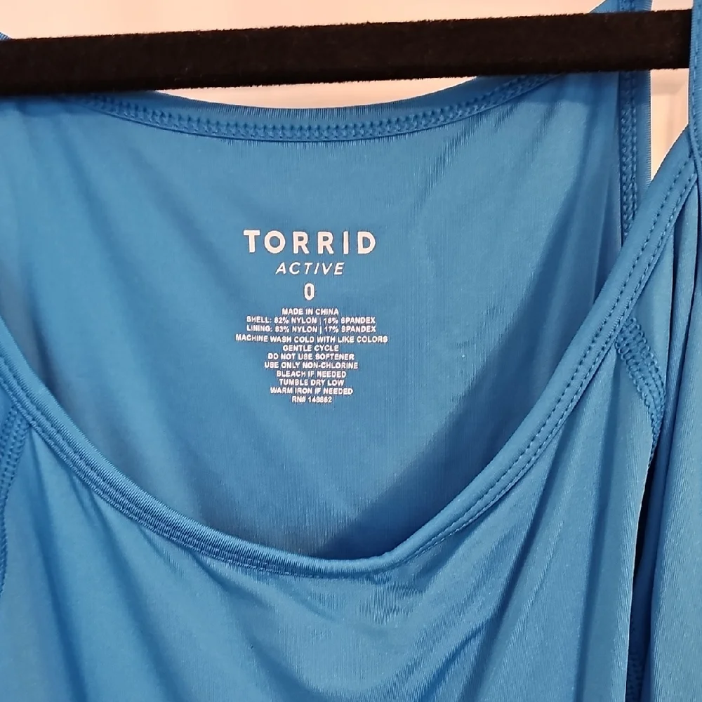 Torrid Blue Tank Skort Dress - Picture 2 of 6
